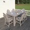 Highwood Usa Hamilton 7pc Rectangular Counter Height Outdoor Patio Furniture Dining Set 84 x 42 AD-ST7HM2CO5BA-HGR - alternate 3